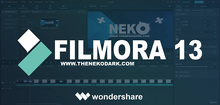 Wondershare Filmora 13 Full Español